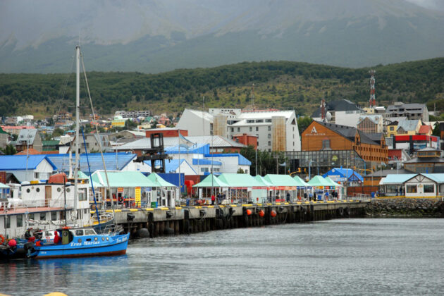 Ushaia, huvudstad i Tierra del Fuego