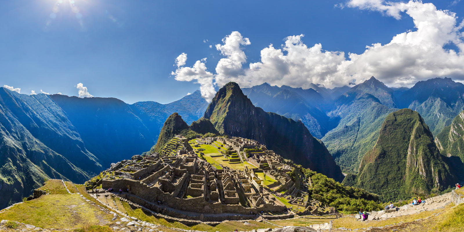 Världsarvet Machu Picchu i Peru.