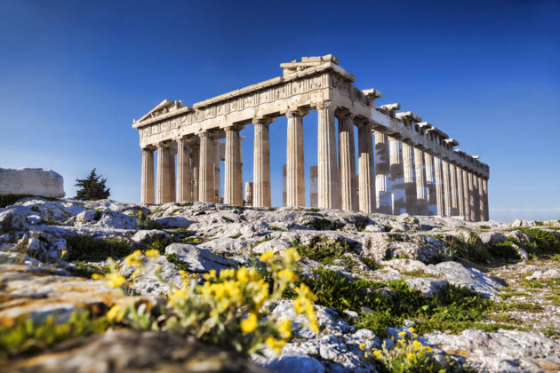 Akropolis i Aten, Grekland.