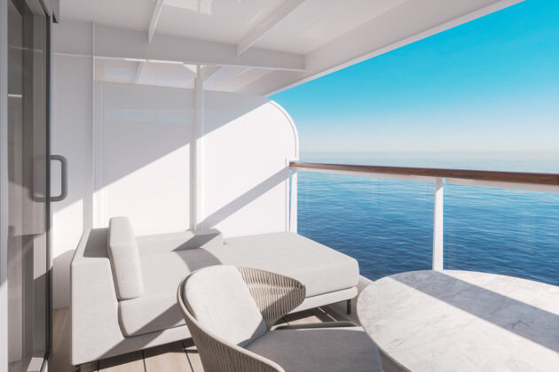 Terrass i Ocean Suite