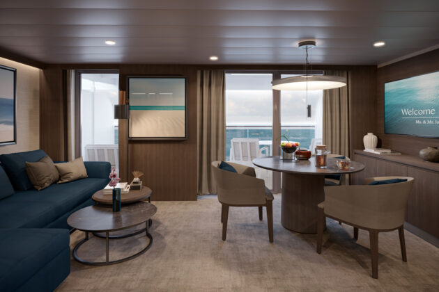 Stort allrum i Penthouse Suite